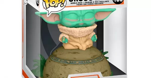FUNKO POP! DELUXE: STAR WARS - MANDALORIAN- GROGU THE CHILD USING THE FORCE #485
