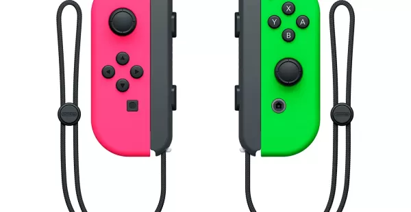 MANDO NINTENDO SWITCH JOY-CON (L/R) ROSADO NEON/VERDE NEON