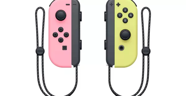 MANDO NINTENDO SWITCH JOY-CON (L/R) ROSADO PASTEL/AMARILLO PASTEL