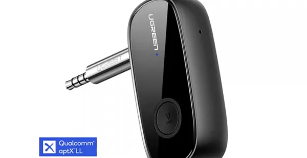 Transmisor y Receptor Bluetooth Ugreen Portátil de audio, con micrófono