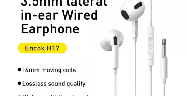 Audifonos Baseus H17 Jack 3.5mm C/ Microfono Para Xiaomi Samsung Android Apple