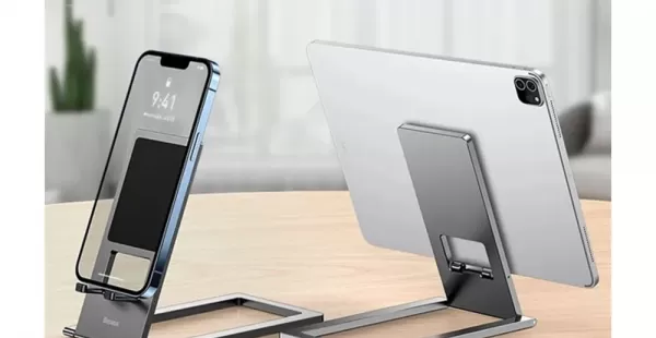 Soporte Baseus Ajustable, Plegable para Tablet, iPad Pro, Xiaomi, iPhone, Huawei, Samsung