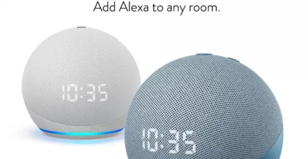Amazon Echo Dot 4th Gen C/ Reloj – Altavoz Inteligente Alexa