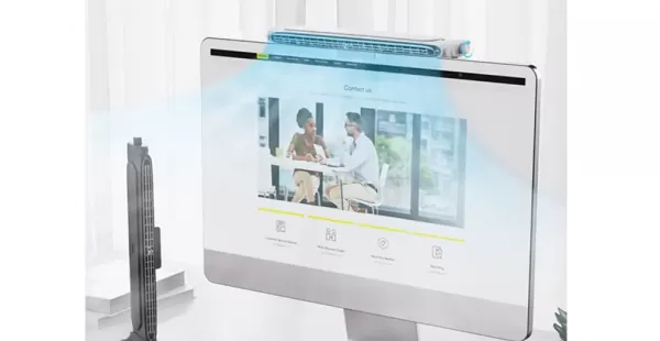 Ventilador de Escritorio Baseus 2 en 1, USB Clip-on & Stand-Up Silencioso