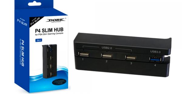 HUB USB DOBE PARA PLAYSTATION 4 SLIM