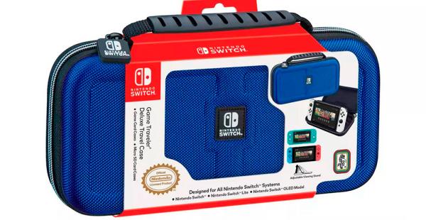 GAME TRAVELER DELUXE TRAVEL CASE NINTENDO SWITCH AZUL