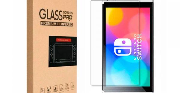MICA DE VIDRIO PARA NINTENDO SWITCH OLED TEMPLADO