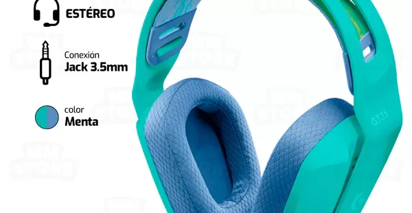 AUDIFONO LOGITECH G335 | 3.5MM | ESTEREO | MENTA