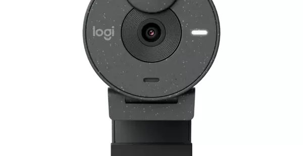 WEBCAM LOGITECH BRIO 300 | FULL HD | 1080p-30fps | NEGRO
