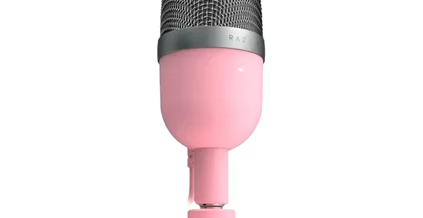 MICROFONO RAZER SEIREN MINI QUARTZ USB ROSADO