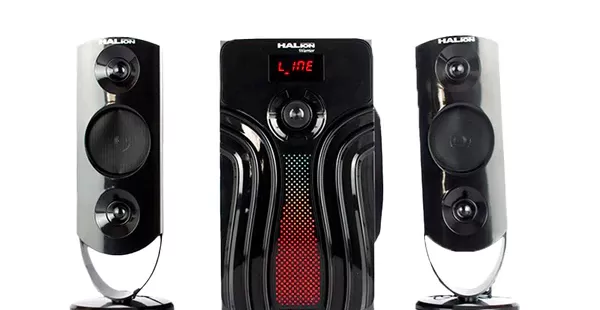 PARLANTE 2.1 HALION WARRIOR HA-F75 | 120W | RGB