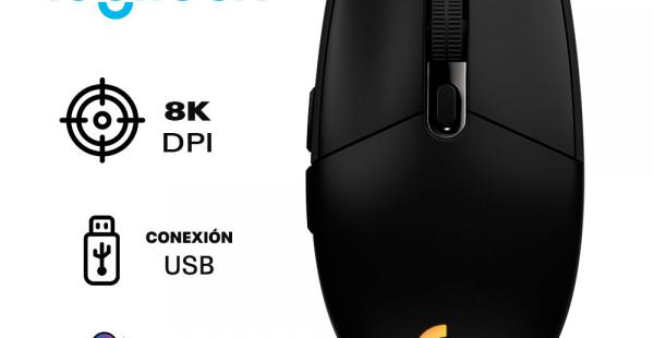 MOUSE LOGITECH G203 LIGHTSYNC | 8,000 DPI | RGB | NEGRO