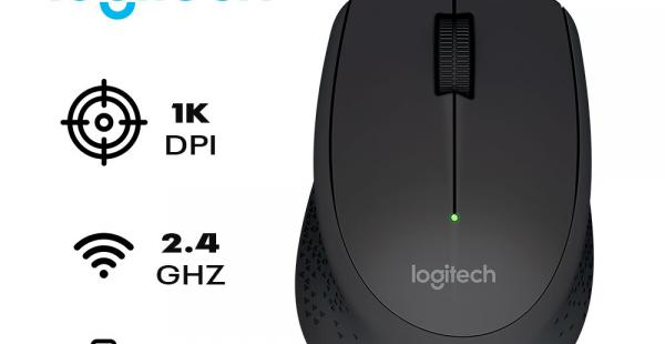  MOUSE LOGITECH INALAMBRICO WIRELESS M280 NEGRO