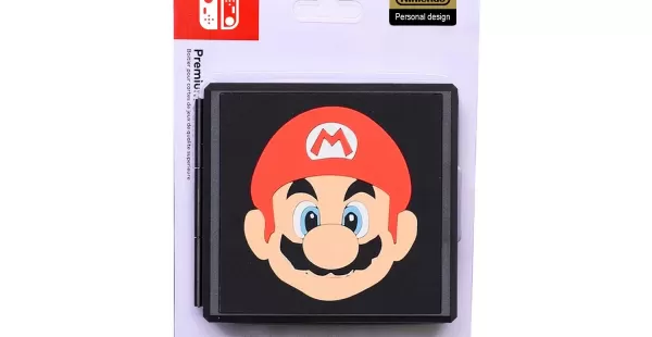 ESTUCHE PORTAJUEGOS MARIO NINTENDO SWITCH 12 SLOTS