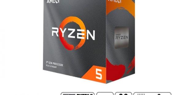 PROCESADOR AMD RYZEN 5 3600 AM4, 3.6GHZ, 32MB, 6 NULCEOS