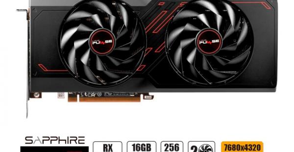 TARJETA DE VIDEO SAPPHIRE PULSE RADEON RX7800XT GAMING 16GB GDDR6 256BITS