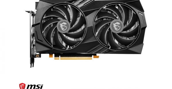 TARJETA DE VIDEO MSI RTX 4060 8GB GAMING GDDR6 GEFORCE NVIDIA 128 BITS, GRAFICO PARA VIDEOJUEGOS, 2 VENTILADORES, LED