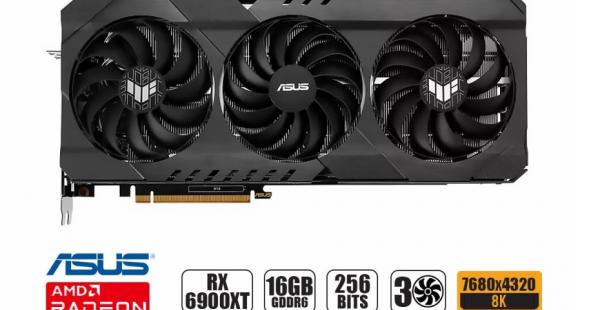 TARJETA DE VIDEO ASUS RX6900XT OC 16GB GDDR6 RADEON TUF GAMING 256 BITS