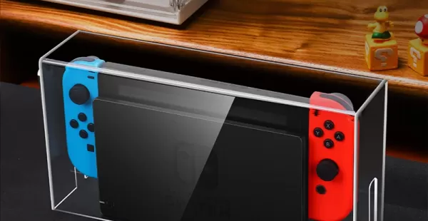 Funda antipolvo para Nintendo Switch acrílica