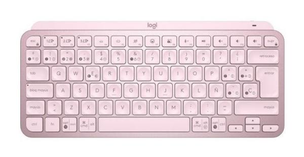 TECLADO LOGITECH MX KEYS MINI MULTIDISPOSITIVO ILUMINADO ROSA