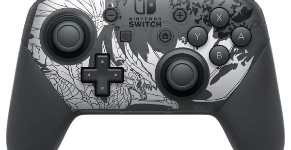 MANDO NINTENDO SWITCH PRO CONTROLLER MONSTER HUNTER EDITION