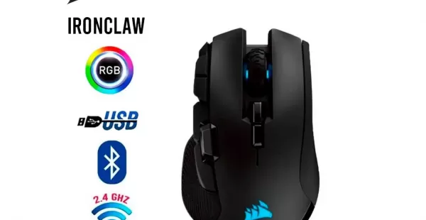 MOUSE GAMER CORSAIR IRONCLAW RGB INALÁMBRICO