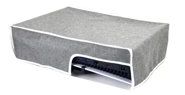 FUNDA ANTIPOLVO PARA PS5 GRIS HORIZONTAL