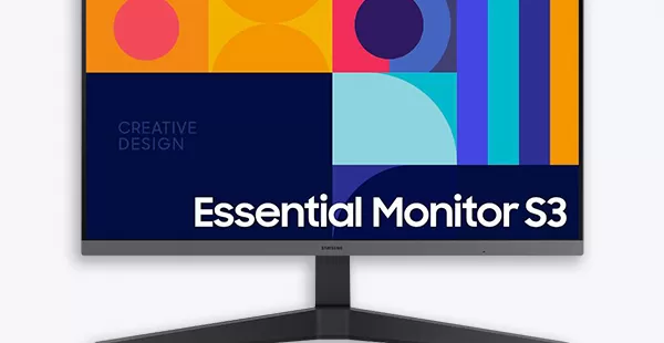 MONITOR Essential S3 SAMSUNG 24″ IPS 100HZ  FULLHD PLANO HDMI 