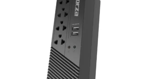 FORZA FVR-1012USB X2 ESTABILIZADOR 1000VA/500W 4 TOMAS BLACK