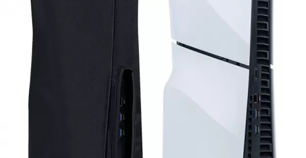 FUNDA  ANTIPOLVO  NEGRA PARA  PS5 SLIM