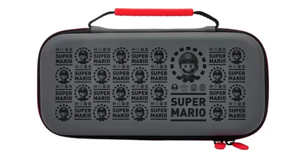 GAME TRAVELER DELUXE TRAVEL CASE NINTENDO SUPER MARIO BLACK