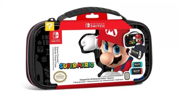 GAME TRAVELER DELUXE TRAVEL CASE NINTENDO SWITCH SUPER MARIO