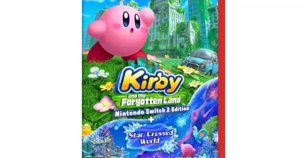 VIDEOJUEGO KIRBY AND THE FORGOTTEN LANDS + STAR CROSSED WORLD SWITCH 2 LATAM